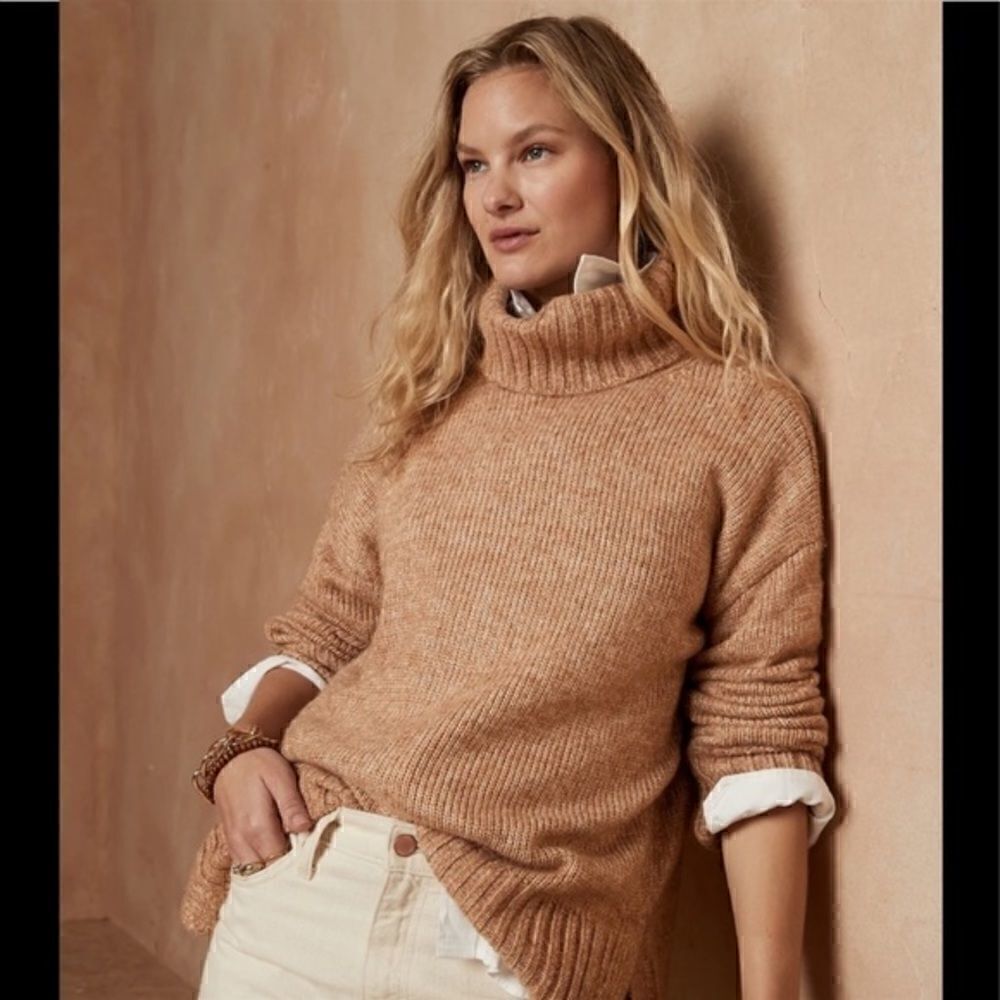 Banana Republic Cozy Oversized Turtleneck Sweater